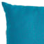 Turquoise Canvas Square Outdoor Throw Pillow, 16"
