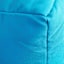 Turquoise Canvas Outdoor Pouf, 20"