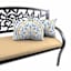 Castille Multicolor Lumbar Outdoor Throw Pillow, 14x20