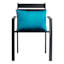 Turquoise Canvas Lumbar Outdoor Throw Pillow, 14x20