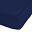 2-Piece Navy Blue Canvas Outdoor Deep Seat Cushion Set