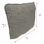 Fiddlestix Linen Premium Outdoor Corded Back Cushion