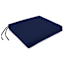 Navy Blue Canvas Outdoor Square Seat Cushion