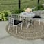 Crosby St. Sorvino Ash Premium Outdoor Square Seat Cushion