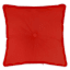 Cherry Canvas Outdoor Tufted Back Cushion