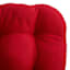 Cherry Canvas Outdoor Wicker Seat Cushion
