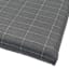 Crosby St. Dark Grey Check Print Outdoor Square Seat Cushion