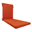 Terracotta Canvas Outdoor Chaise Lounge Cushion