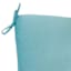 Canal Blue Canvas Outdoor Hinged Cushion