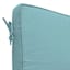 2-Piece Canal Blue Canvas Outdoor Deep Seat Cushion