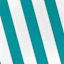 Turquoise Awning Stripe Square Seat Cushion