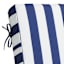 Providence 2-Piece Navy Blue Awning Stripe Outdoor Deep Seat Cushion