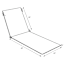 Ashmore Marine Outdoor Chaise Lounge Cushion
