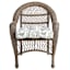 Honeybloom Endive Floral Outdoor Wicker Seat Cushion