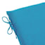 Turquoise Canvas Outdoor Chaise Lounge Cushion