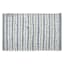 Grey Striped Cotton & Chenille Accent Rug, 20x32