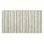 Beige Striped Cotton & Chenille Accent Rug, 20x32