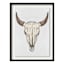 Glass Framed Skull Print Wall Art, 34x46