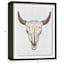 Glass Framed Skull Print Wall Art, 34x46