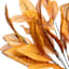 Orange Magnolia Leaf Bush, 19"