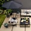 Black Crank & Tilt Round Patio Umbrella, 9'
