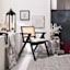 Found & Fable Lana Metal Accent Table, Metallic