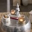 Found & Fable Lana Metal Coffee Table, Metallic
