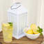 White Outdoor Solar Lantern, 11"