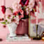 Willow Crossley Pink Soft Touch Poppy Floral Pick, 12.5"