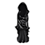 Midnight Shadows Black Standing Ghost Figurine, 12"