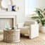 Baxter Accent Chair, Cream
