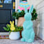 Bunny Brights Yellow Bunny Yard Stake, 14"