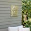 Metal Buddha Outdoor Wall Decor, 22x29
