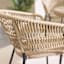 Paloma Wicker Patio Dining Chair, Taupe