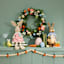 Homespun Easter Felt Ball & Carrot Garland, 72"