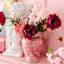 Pink Real Feel Fabric Cone Hydrangea Stem, 24"