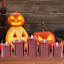 5-Pack Red Drip Wax LED Candle with Timer