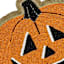 Happy Haunting Jack-o'-Lantern Beaded & Jute Placemat