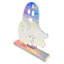 Hey Boo! Iridescent Tabletop Ghost, 10"