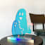 Hey Boo! Iridescent Tabletop Ghost, 10"