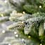 (B9) Pre-Lit Flocked Glenco Spruce Christmas Tree, 7.5'