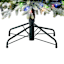 (B9) Pre-Lit Flocked Glenco Spruce Christmas Tree, 7.5'