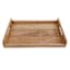 Mango Wood Rectangle Cut Handle Tray, 20x14