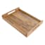 Mango Wood Rectangle Cut Handle Tray, 20x14