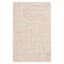 White Tufted Accent Rug, 4x6