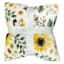 2-Pack Sunflower Printed Plush Throw Pillows, 18"