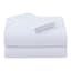 Pink & White Reversible Microfiber Comforter & Sheet Set, Full/Queen