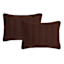 Providence 3-Piece Brown Embroidered Washed Microfiber Quilt Set, King