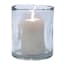 Clear Glass Hurricane Candle Holder, 6"