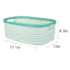 REAL SIMPLE Green Rattan Storage Basket, Large